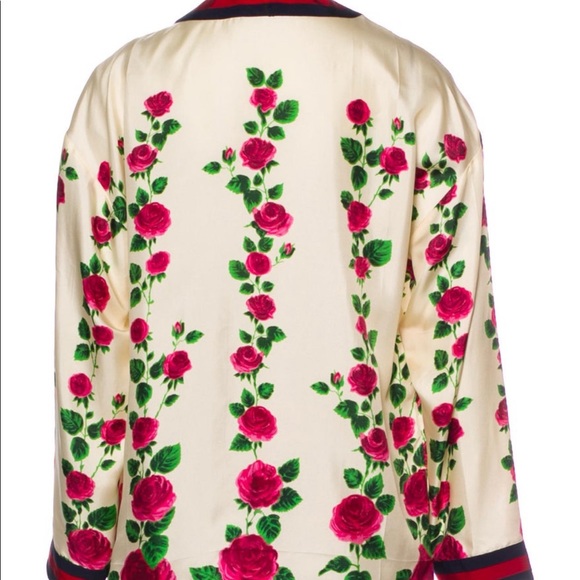 Gucci silk rose cardigan - Picture 2 of 4